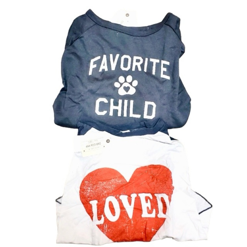 Grayson Pup NWT M Bundle of 2 Dog T shirt Outfits Costumes valentine’s